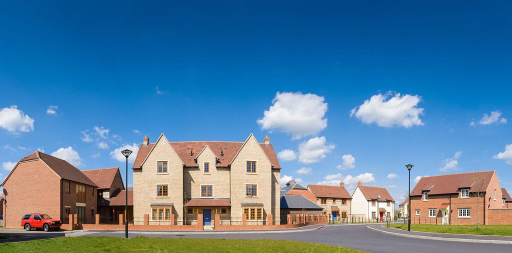 New build housing estate